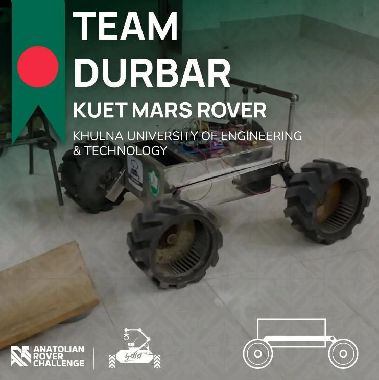 Team Durbar's KUET Mars Rover at Anatolian Rover Challenge 2022 in Turkey
